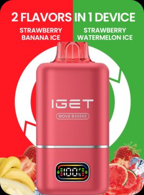 IGET B50000 best vape shop Strawberry Banana Ice
