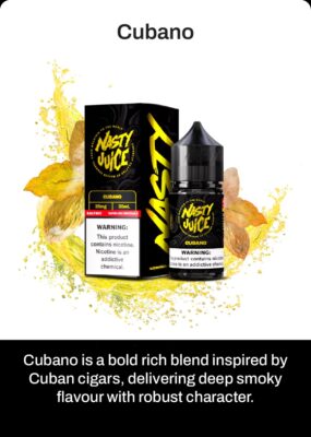 Nasty Smooth Series vape distributor Cubano