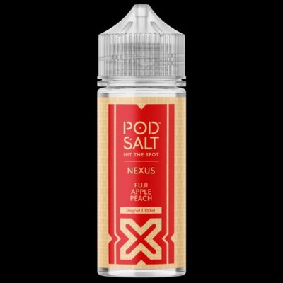 Pod Salt Nexus 100ml Fuji Apple Peach shortfill e-liquid