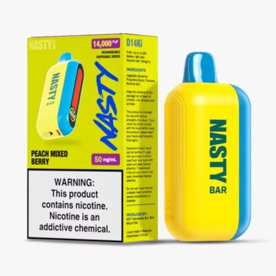 NASTY BAR D14Ki vape near me Peach Mixed Berry